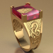 anillo de buda 3D modelo Compro - render