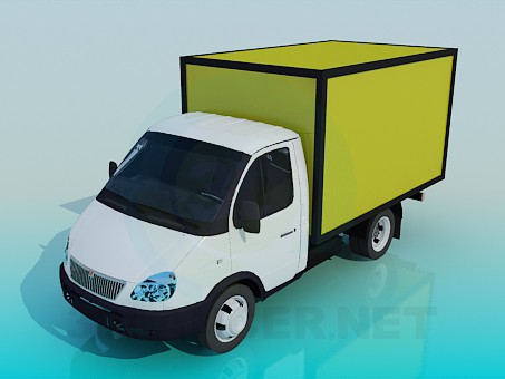 modello 3D Gazel - anteprima