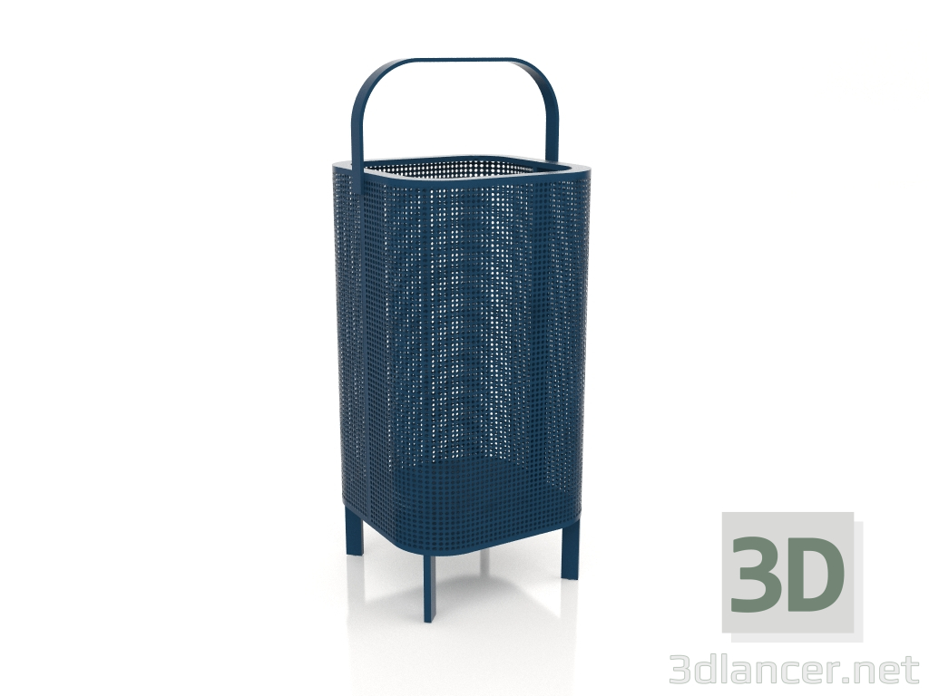 3d model Caja para velas 3 (Gris azul) - vista previa