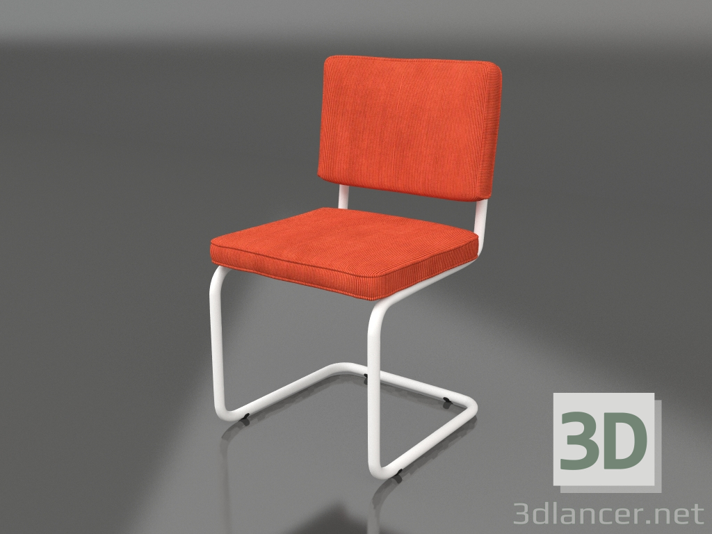 modèle 3D Chaise Ridge Rib (Orange) - preview