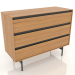 3d model Chest of drawers 1000x400 mm (natural oak) - preview