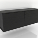 3d model Hanging shelf SHELF 1000 mm (black RAL 9005) - preview