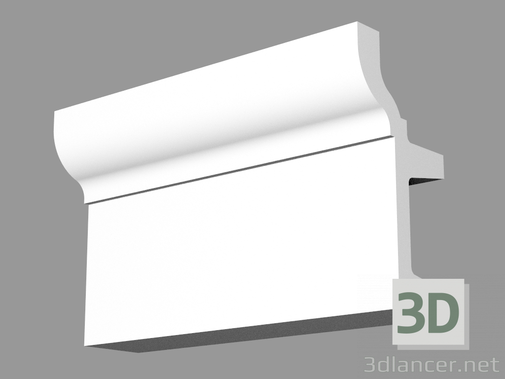 Modelo 3d Cornija (K 019) - preview