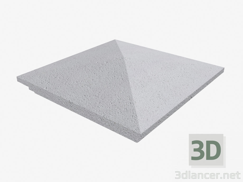 modello 3D Copertura sul pilastro (LK74G) - anteprima