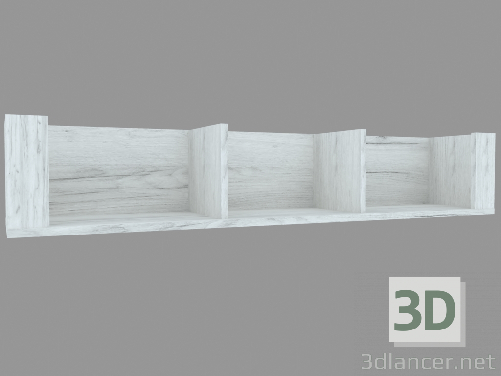 3d model Estante grande (TIPO 61) - vista previa