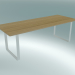 Modelo 3d Mesa 70/70, 225x90cm (Carvalho, Branco) - preview