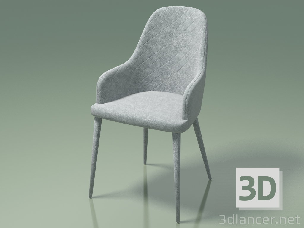 modèle 3D Chaise de salle à manger Elizabeth (111027, gris) - preview