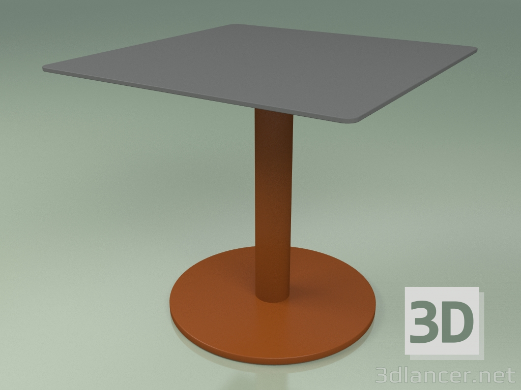 3d model Mesa 001 (óxido metálico, gris HPL) - vista previa