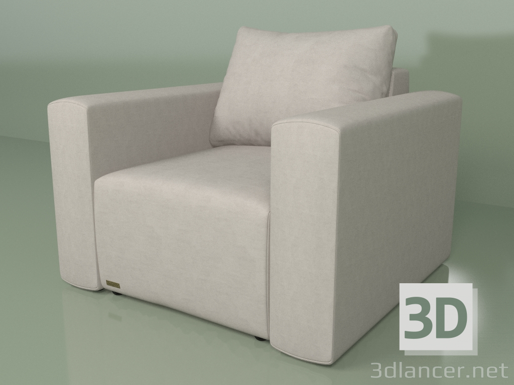 modello 3D Poltrona Lisbona - anteprima