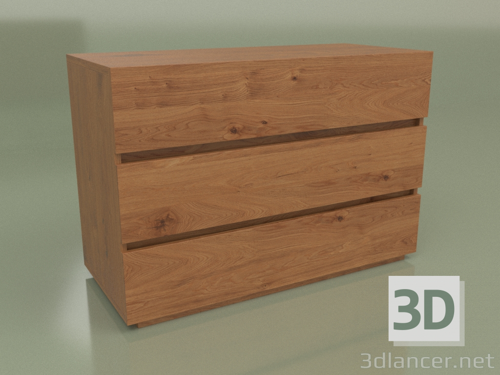 modèle 3D Commode Mn 300 (Noyer) - preview