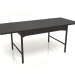 Modelo 3d Mesa de jantar DT 09 (2000x840x754, madeira preta) - preview