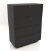 modèle 3D Commode TM 15 (800x400x1076, bois noir) - preview