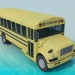 modello 3D Scuolabus - anteprima