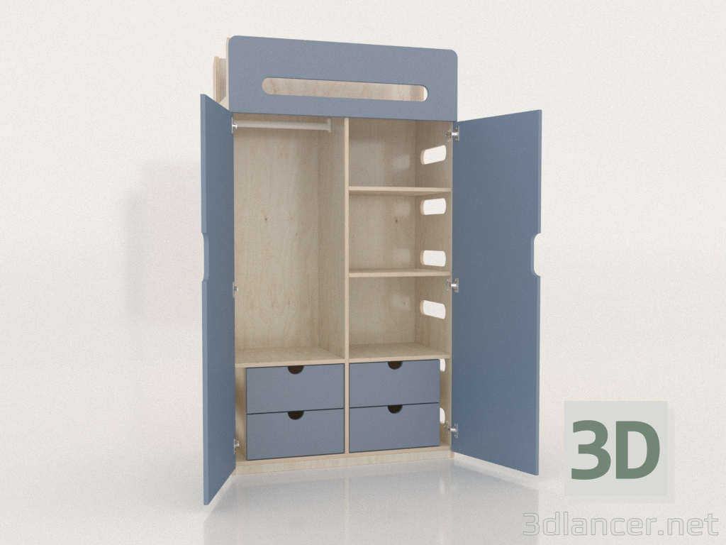 modèle 3D Armoire ouverte MOVE WD (WAMWD1) - preview