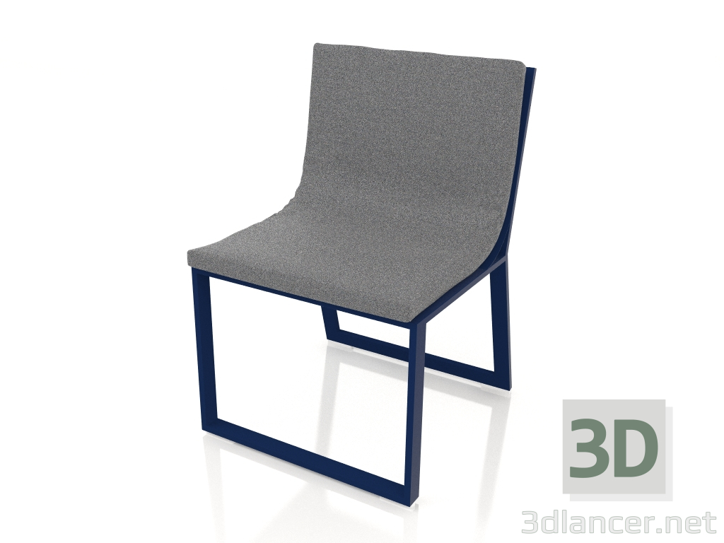 3d model Dining chair (Night blue) - preview