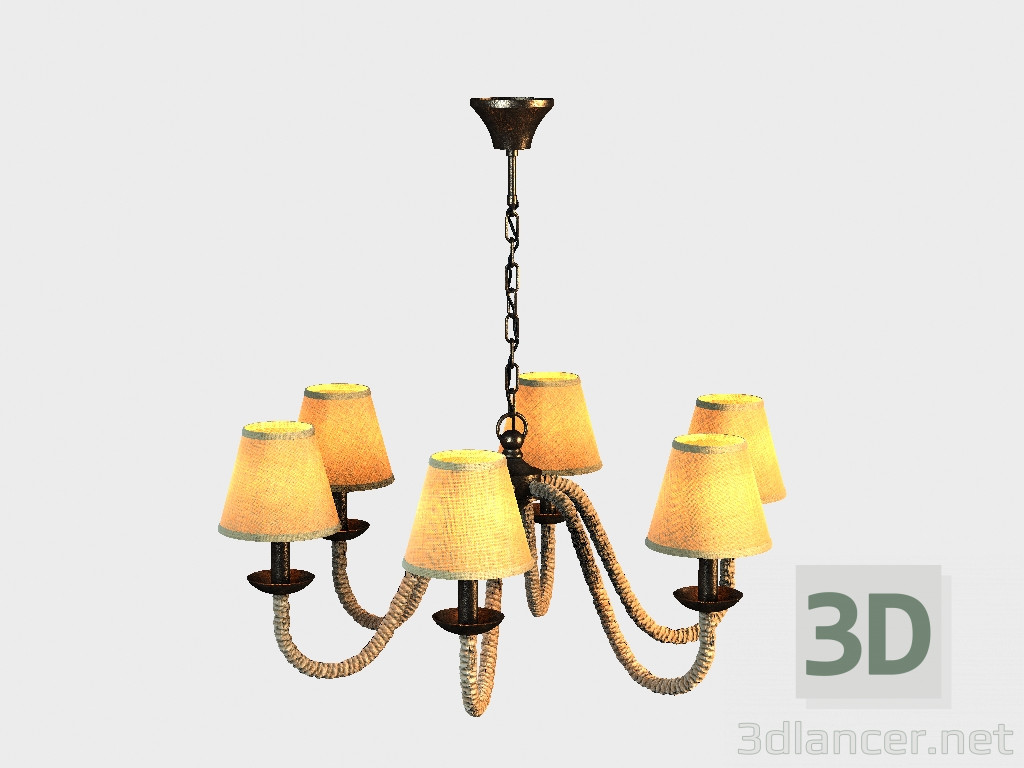 3d model Chandelier Chandelier (CH035-6) - preview