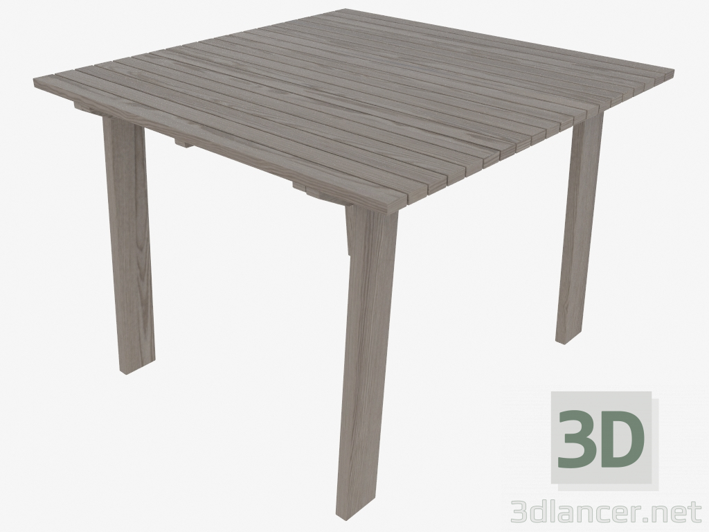 3d model Mesa cuadrada - vista previa