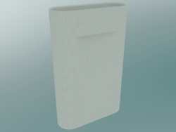 Vase Ridge (H 48,5 cm, blanc cassé)