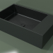 3d model Lavabo sobre encimera (01UN31102, Deep Nocturne C38, L 60, P 36, H 16 cm) - vista previa