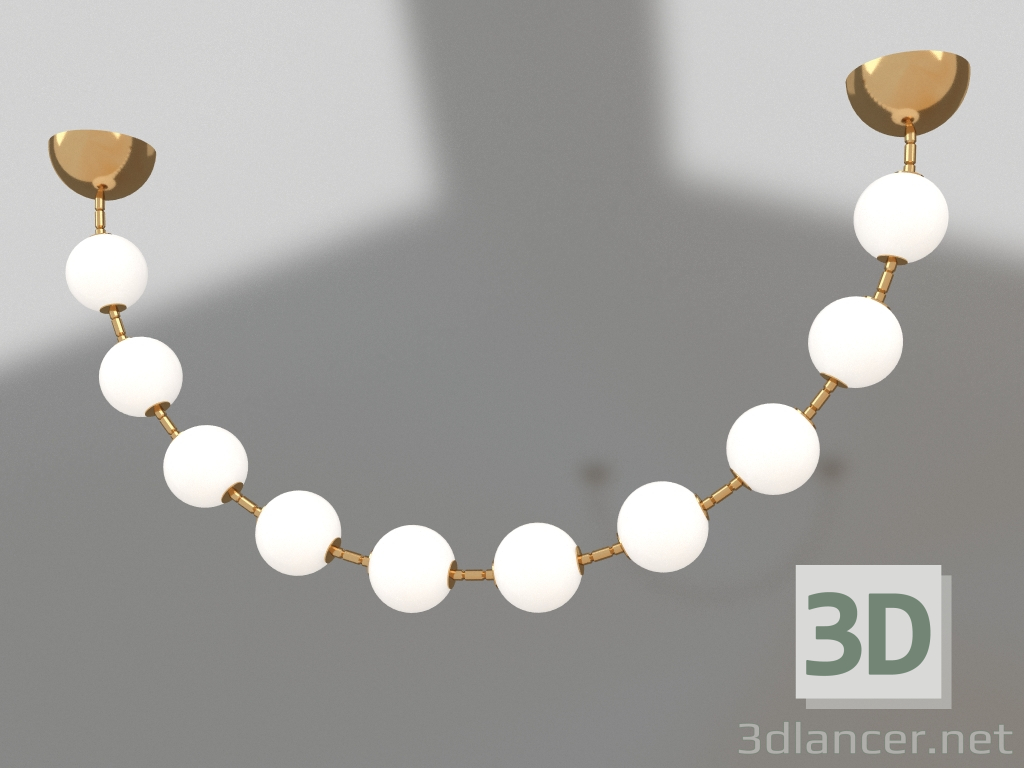 3d model Pendant Moni gold (07627-10L,33) - preview