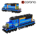 modèle 3D de La locomotive LEGO 80052 acheter - rendu