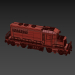 modello 3D di Treno Lego Locomotiva 80052 comprare - rendering