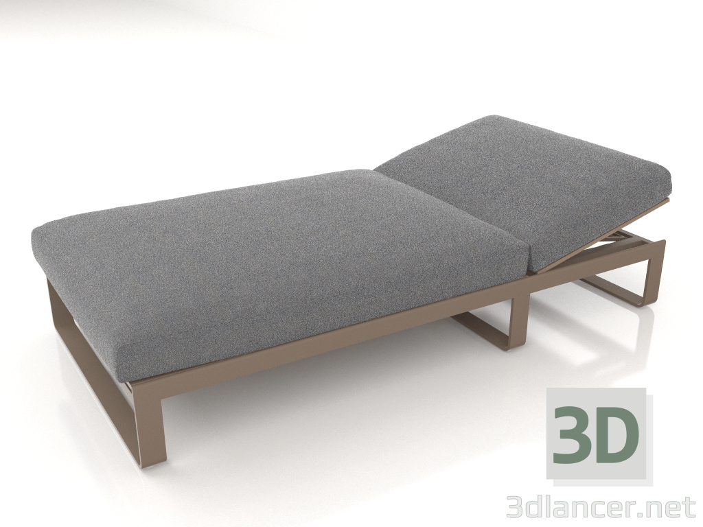 Modelo 3d Cama para descanso 100 (Bronze) - preview