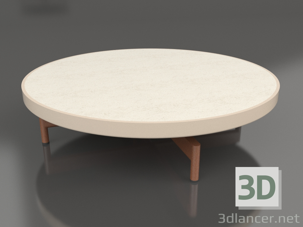 3D modeli Yuvarlak sehpa Ø90x22 (Kum, DEKTON Danae) - önizleme