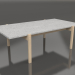 3D Modell Couchtisch Eugene (Heller Beton, Helle Eiche) - Vorschau