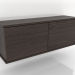 3D Modell Hängeregal SHELF 1000 mm (Esche-Nussbaum) - Vorschau