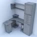 3d model Corner table - preview