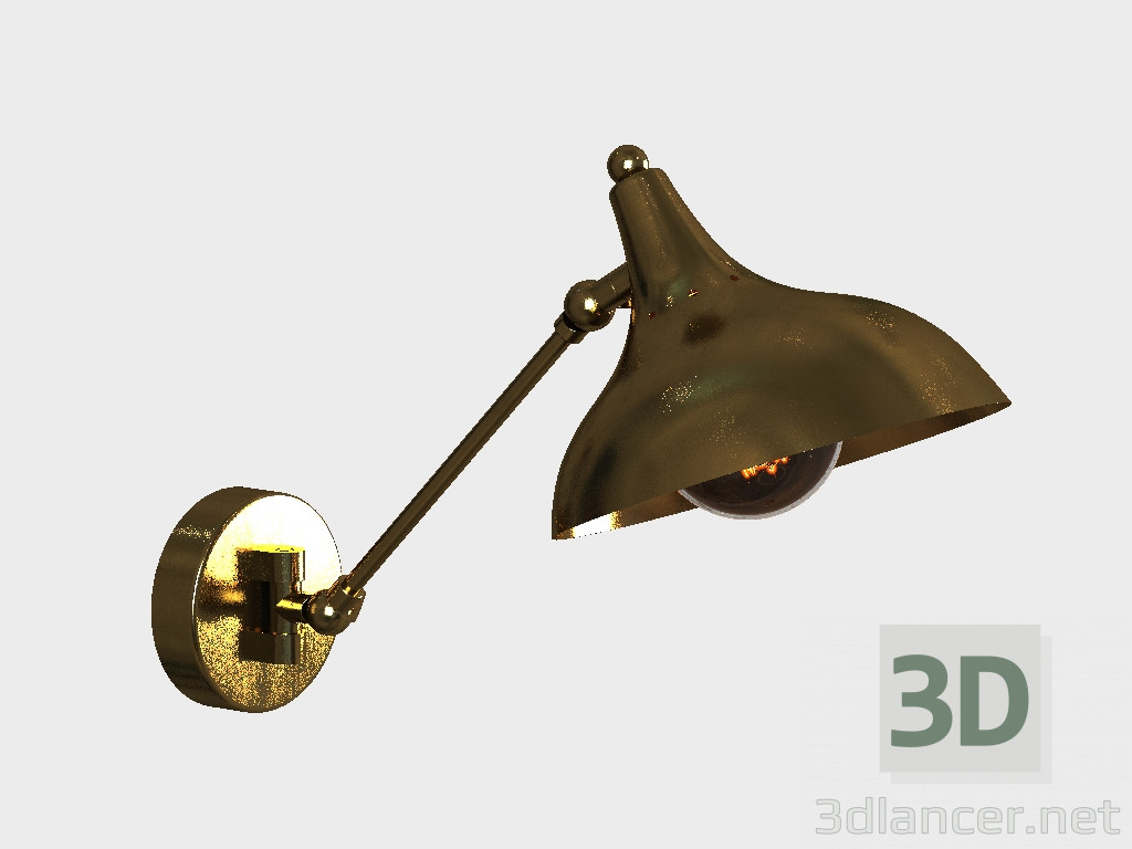 Modelo 3d Sutiã CHARLTON SCONCE (SN056-1-BRS) - preview