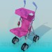 3d model buggy - preview