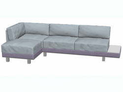 Sofa modern three-seater