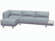 Sofa modern three-seater