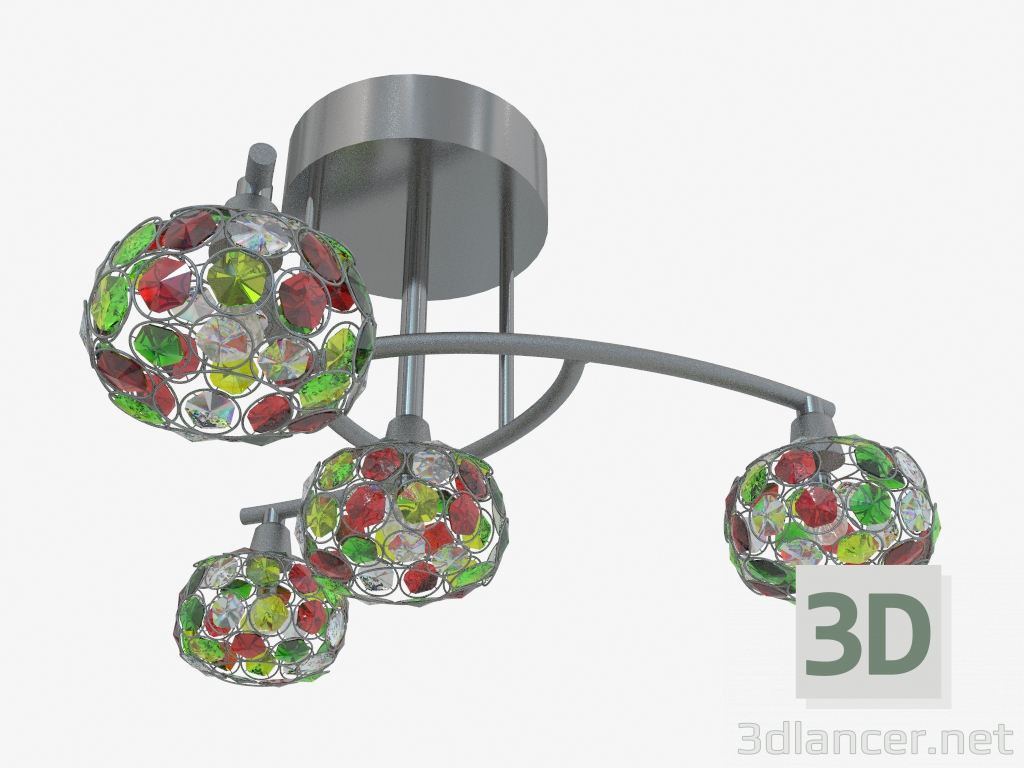 Modelo 3d Teto de iluminação para teto Crea Color (2598 4C) - preview