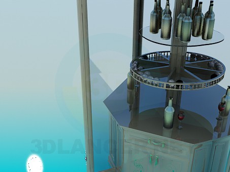 3d model The corner bar - preview