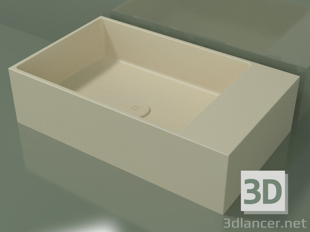 modello 3D Lavabo da appoggio (01UN31102, Bone C39, L 60, P 36, H 16 cm) - anteprima