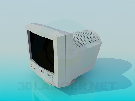 3D modeli Bilgisayar monitörü - önizleme