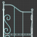 3d Cast iron shelves model buy - render