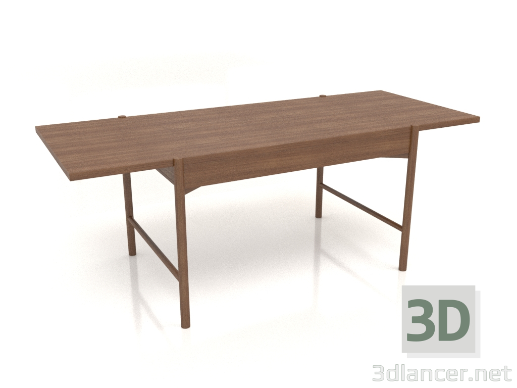 modèle 3D Table à manger DT 09 (2000x840x754, bois brun clair) - preview