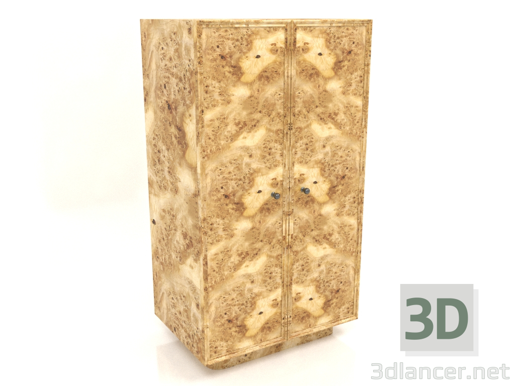 modello 3D Armadio L 04 (602x400x1082, scala di legno impiallacciato) - anteprima