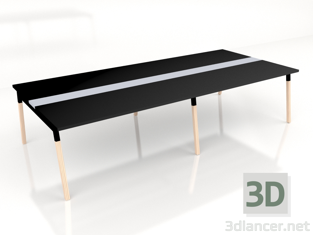 Modelo 3d Mesa de negociação Ogi W Conference SW46+SW46L (3200x1410) - preview