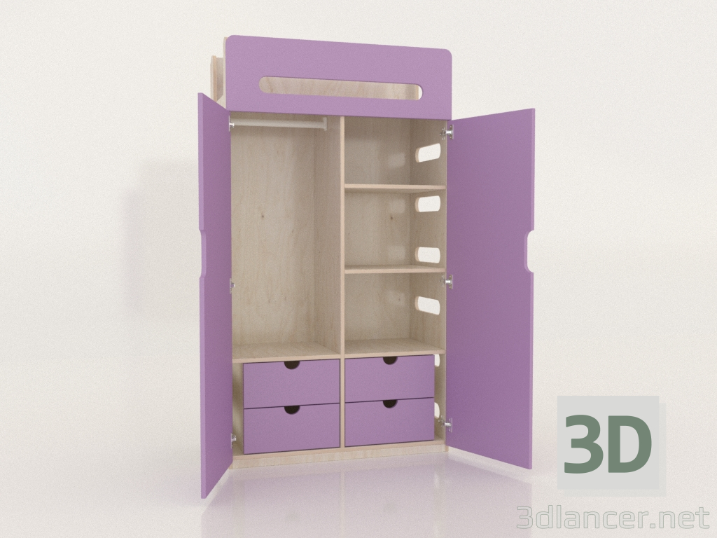 modèle 3D Armoire ouverte MOVE WD (WLMWD1) - preview