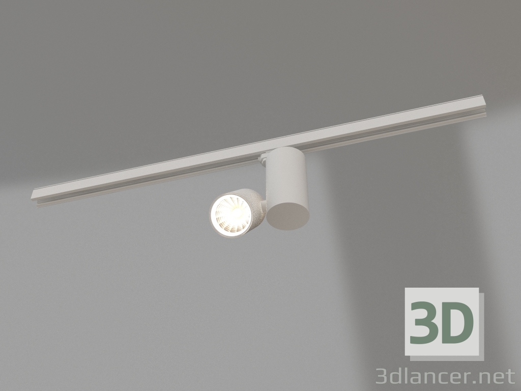 modello 3D Lampada SP-POLO-TRACK-TURN-R85-15W Warm3000 (WH-WH, 40°) - anteprima