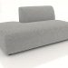 3d model Sofa module 1 seater (L) 150x90 extended to the left - preview