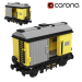 3d Lego Small Freight Wagon model buy - render