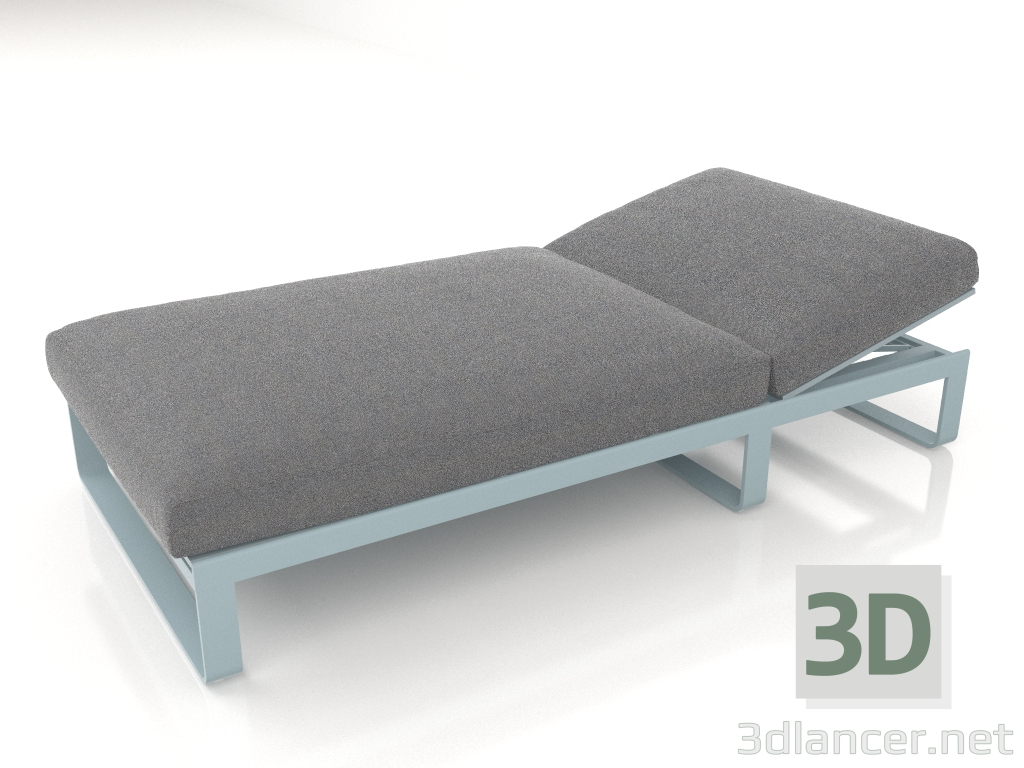 3d model Cama para descanso 100 (Gris azul) - vista previa