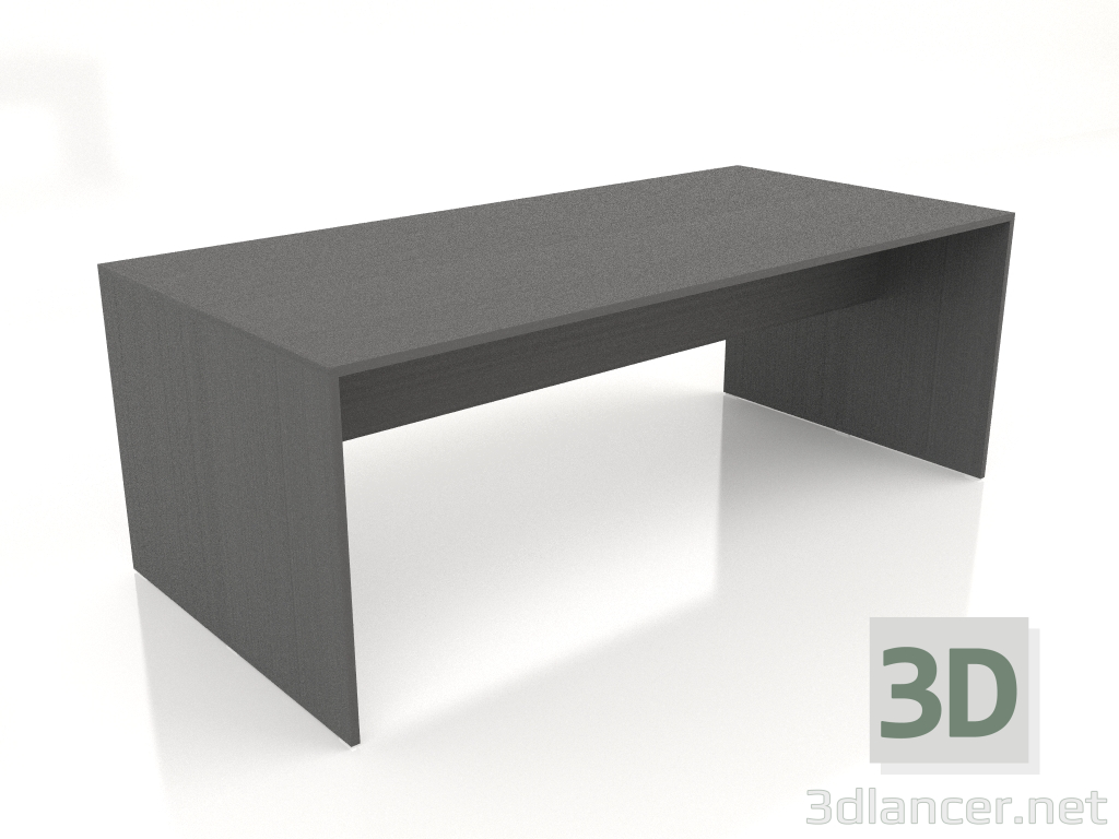 3d model Dining table 210 (Black anodized) - preview