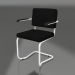 3d model Ridge Rib Kink chair (Black) - preview